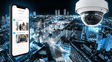 Monitoreo de un sistema de videovigilancia CCTV mediante celular.