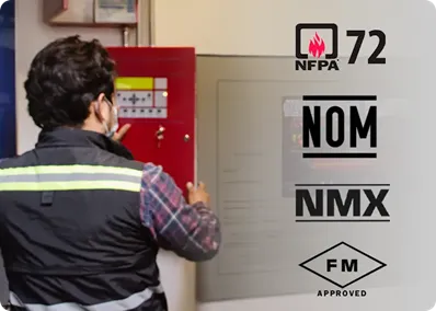 Mantenimiento de sistemas de alarmas contra incendios